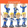 Fallout Radiação 4 Boneco de Ação Coleção Vault Boy 15cm Pvc Estático Exibição Estilo Desenho Animado Anime