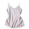 Stain Silk Women Summer Camisole Sleeveless Ladies' Base Vest Spaghetti Strap Top  Layering Piece
