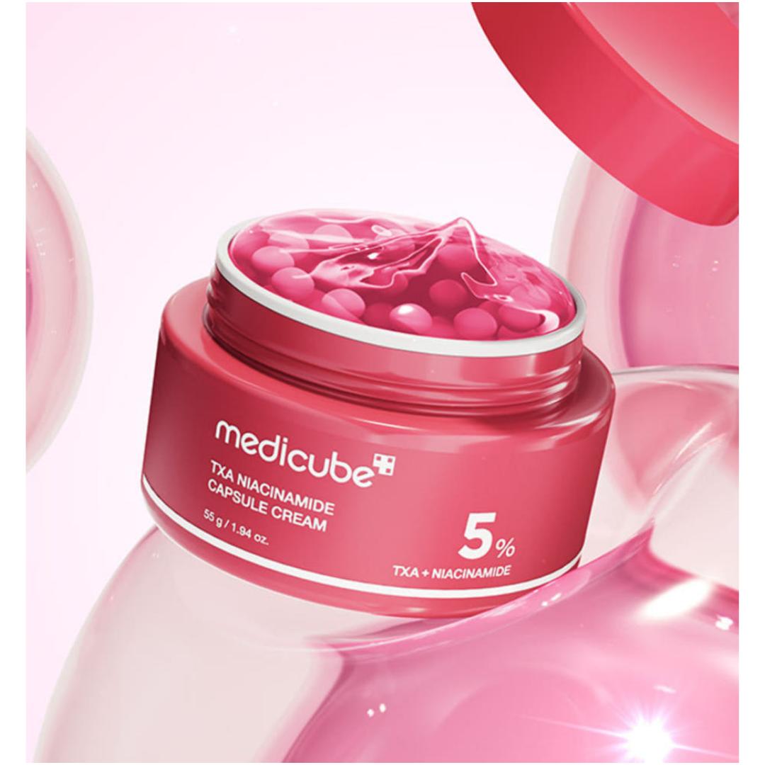 Medicube TXA Niacinamide Capsule Cream Dark Spot Brightening Cream 55g 1 Pack (55g)
