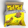 Soccer player graphic design. Bedding sets Duvet cover sets Duvet covers Pillowcases(1*Duvet Cover 2*Pillowcases without duvet insert)