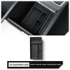 For Tesla Model Y Juniper/Launch 2025 Center Console Lower Layer Storage Box Organizer Tidying Interior Accessories Storage Tray