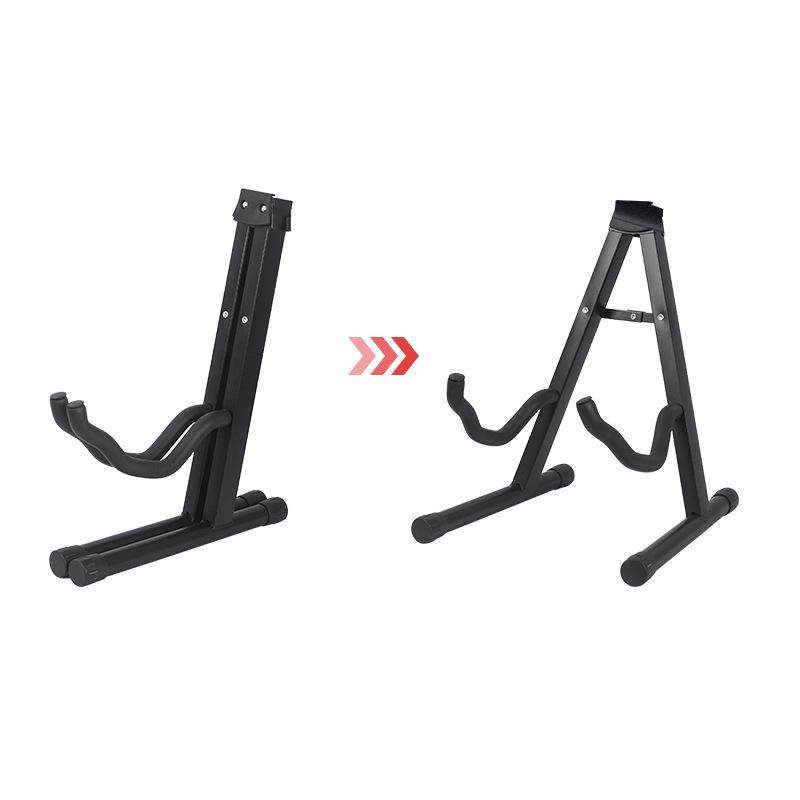 Folk Classical Guitar A-Frame Foldable Stand for Acoustic & Electric Instruments
