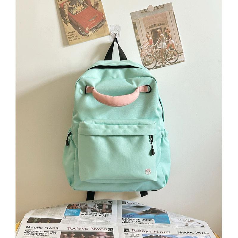 Male and Female College Students Schoolbags Junior High School Girls High School Students Leisure Burden Reduction Large Capacity Travel Backpack