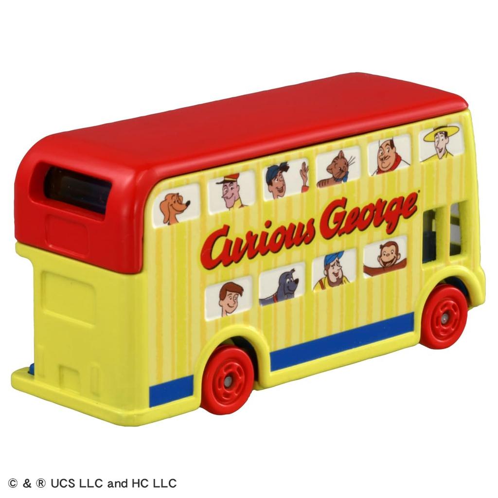Takara Tomy Tomica Dream Tomica SP Curious George Friends Bus Miniature Car Toy 3 and (Ages up)