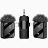 New F11-2 Lapel Microphone: Wireless F15 Three-in-One Live Broadcast, One-to-Two Radio, Noise Reduction Mini.