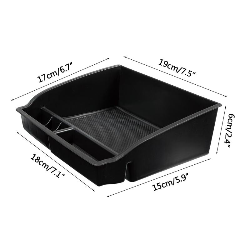 Central Armrest Storage Box Center Console Organizer Tray Pallet Holder For Toyota Hilux 2015 2016 2017 2018   - 2024