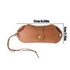Soft Glasses Case Soft PU Leather Eyewear Sleeve with Strap Glasses Bag Pouch for Travel Jacket Home Office Gym Backpack Car