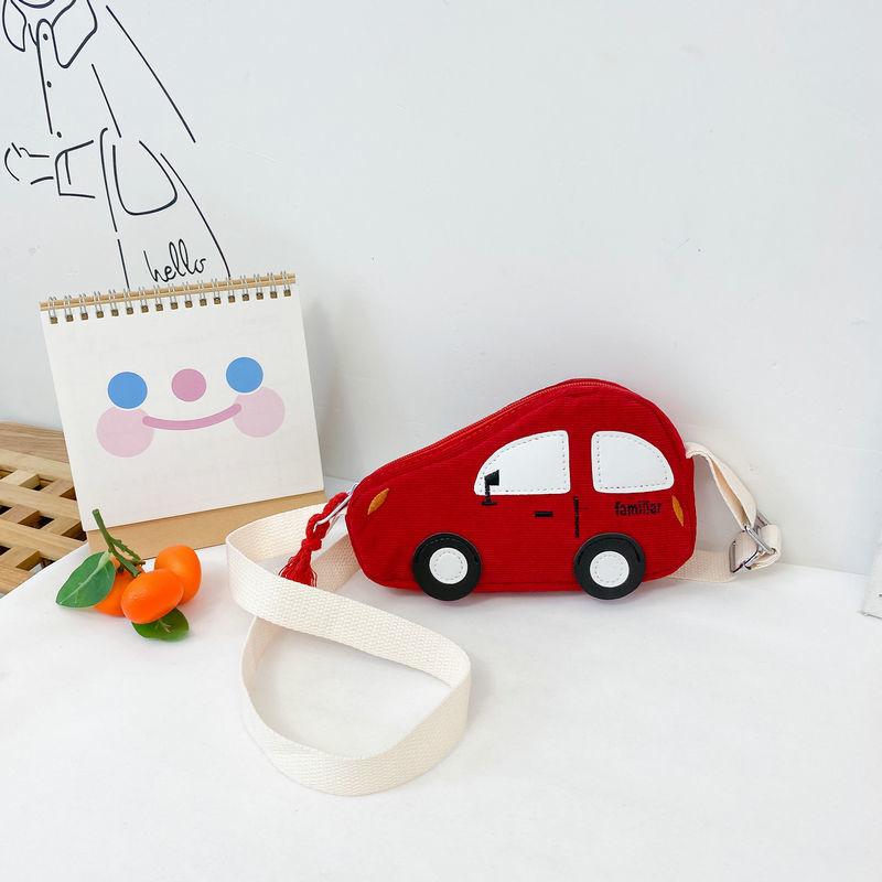 Cute Children's Crossbody Bags Cartoon Car Coin Purse for Kids Baby Mini Shoulder Messenger Bag Boys Girls Accessories Handbags