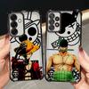 Case for Samsung Galaxy A33 A26 A35 A36 A21s A16 A24 A15 A25 A52 A55 A13 Soft Phone Cover One Piece Zoro Luffy