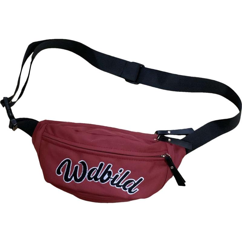 Мужская и женская поясная сумка для активного отдыха и спорта Большая вместимость Портативная наплечная сумка-мессенджер Новая уличная модная сумка на грудь single package красный 1990₽