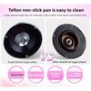 DIY Cotton Candy Machine Stainless Steel Bowl Retro Cotton Candy Machine for Kids and Birthday Party with 10 Wooden Sticks