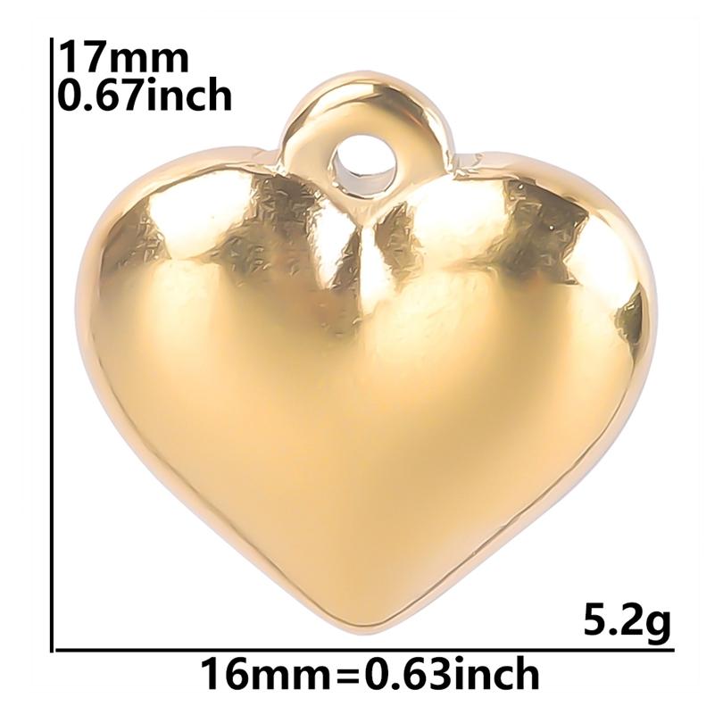 6pcs Sun Moon Stainless Steel Charms For Jewelry Making Bulk Flower Pendant Charm Gold Color Breloque Acier Inoxydable Pendant