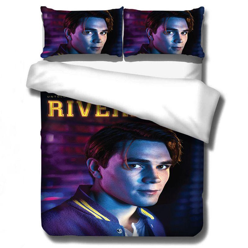 

Luxurious Riverdale Bedding Set With 3d Printed Duvet Cover And Pillowcase For King Size Bed Archie,EU-Single-2pcs-135*200cm