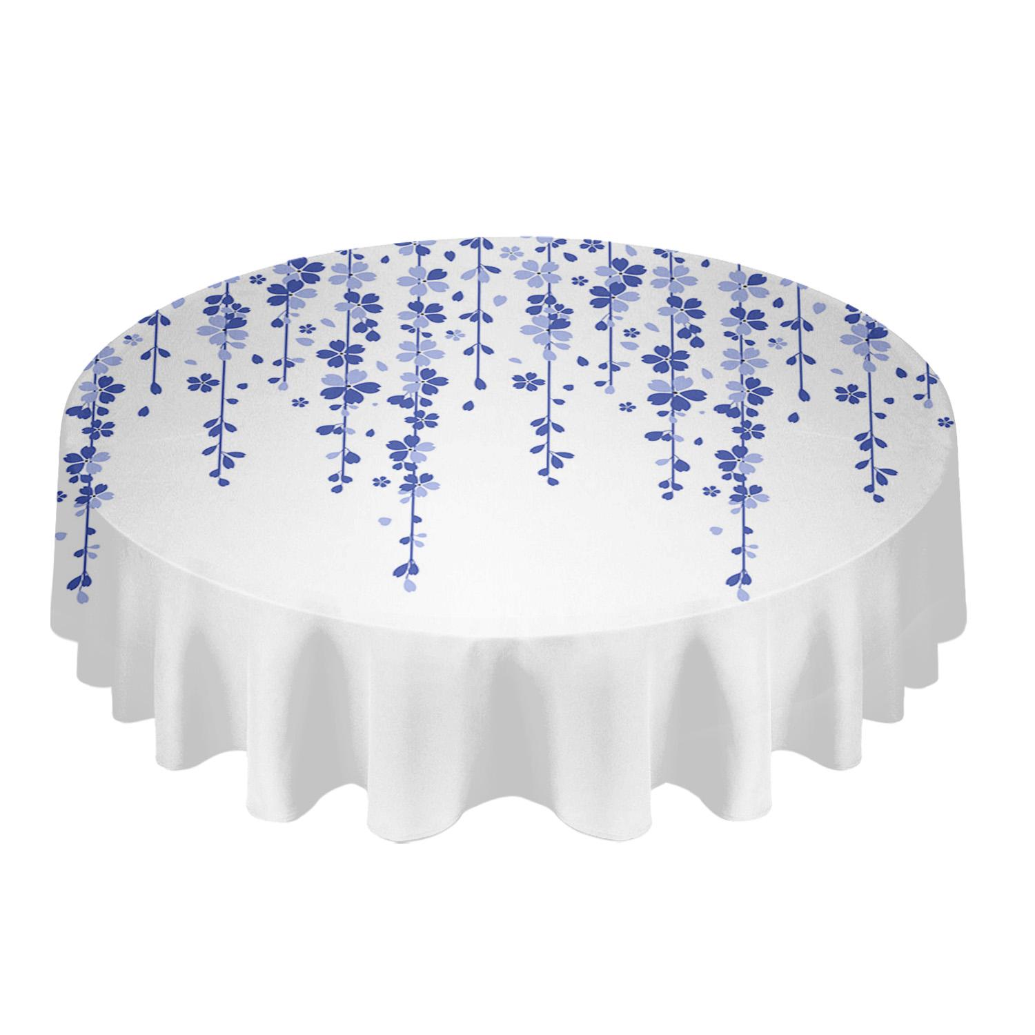 

Цветок вишни, весенний круглый стол, скатерть, праздничная обеденная водонепроницаемая скатерть, покрытие стола для свадебного декора 4pcs 33x48 Table mat