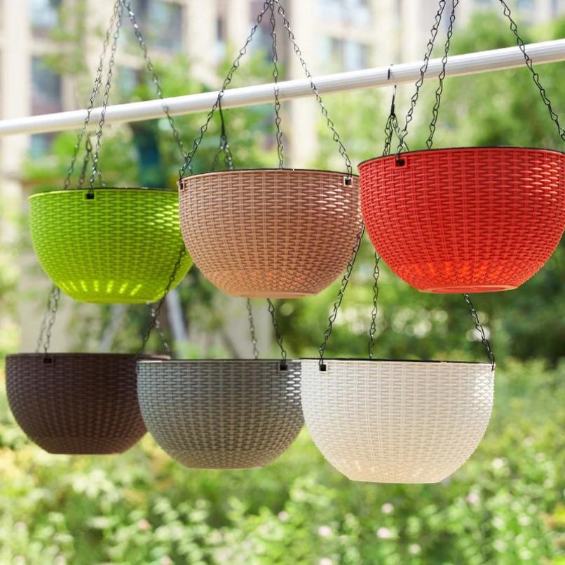 Hanging Plant Pot Flower Pot Planters for Hanging Flowers Outside Macrame Plant Hanger Vases Projectors for The Flowerpot