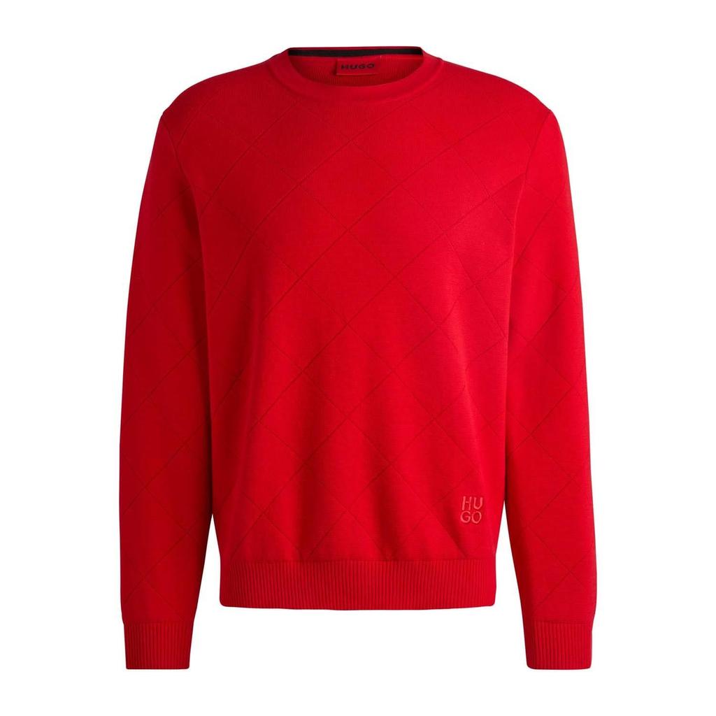 Hugo Mens Symond Square Knitted Sweatshirt