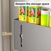 Roll Paper Holder Refrigerator Storage Rack Strong Load-bearing Easy To Install Multipurpose Self-Adhesive Under-Cabinet Organizer