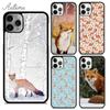 Fox Animal Pattern Phone Case for iPhone 17 Air 15 16 16e 11 12 13 14 Pro Max Plus Cover Coque Fundas Shell