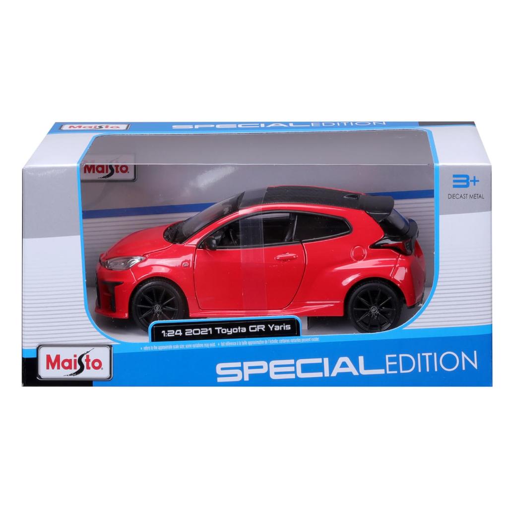 Maisto Scale Toyota Yaris GR 2021 Red Diecast Model Finished 32909 RD 1/24 / Car, Product,
