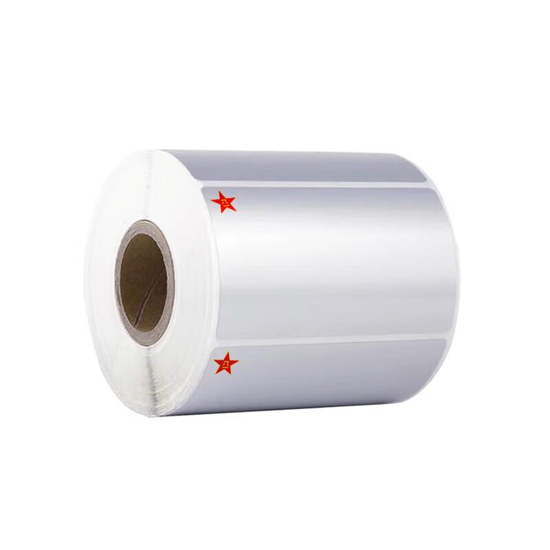Jingyu 70x30 мм Матовые серебристые ПЭТ-этикетки для управления активами