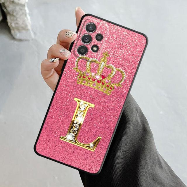 

Чехол с золотым и розовым бриллиантом и короной для Samsung Galaxy A14 A73 A53 A71 A51 A31 A33 A22 A12 A21s A13 A32 A52s A72 A52 A23 Samsung A13 4G