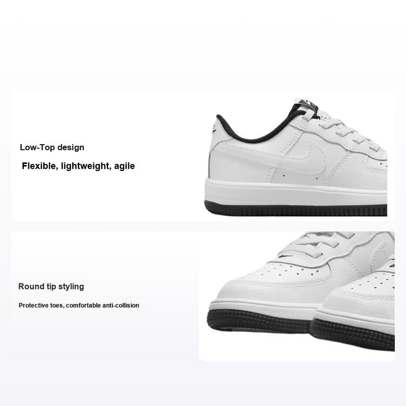 Nike Force 1 Low LV8 EasyOn Белый Черный (PS) Детские кроссовки FV7856-100 28