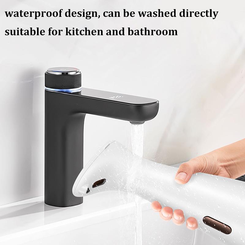 Fully Automatic Liquid Sensing Soap Dispenser 200ML White High Quality Waterproof Hand Sanitizer Sensor Bathroom Smart Dispenser