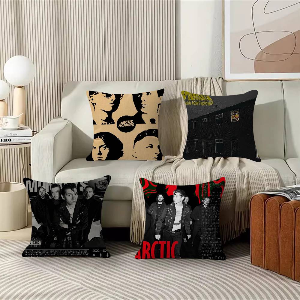 Vintage Arctic Monkeys Rock Band Music Cushion Cover Decorative Pillow Sofa Home Decor Case Pillow Cases