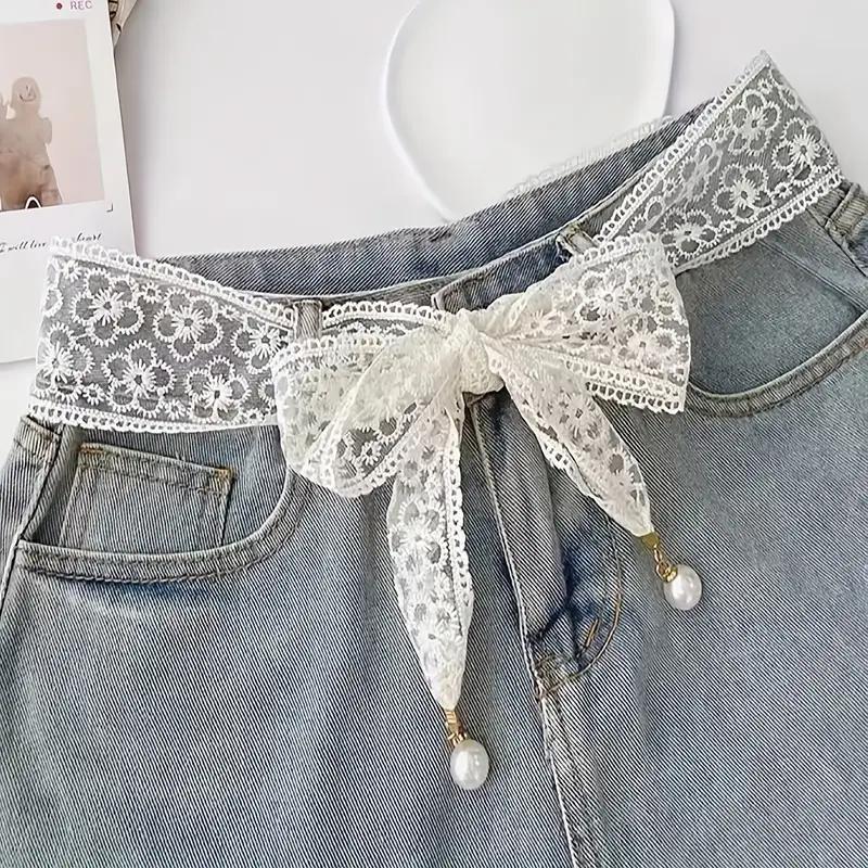 1PCS Retro Bohemian Lace Dress Decorative Waist Chain Temperament Chain Girl Ins Style