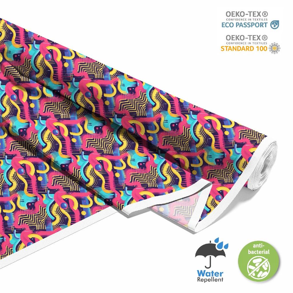 Outdoor Dekostoffe Oxford - Motiv Geometrisch I Dx3643