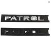 AAWJ1 Car  ABS Rear Trunk Letters Words Logo Badge Emblem Decals Sticker compatible compatible for Nissan Patrol Y60 Y61 Y62 Y63 Y64 Styling Acc
