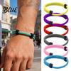 Adjustable Sports Bracelet Men Rope Braided Casual Solid Nylon Color