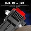Flashlight Usb Rechargeable Torch Light With Hammer Knife Power Bank Cob Led Work Light For Outdoor