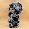 Balaclava Hat Men'S And Women'S Knitted Camouflage Headgear Masked Warm Wool Hat