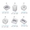 Square Round Rectangle Mould Geometric Decorative Ornament Decors Silicone Mold