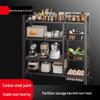 Modern Adjustable 4-Tier Carbon Steel Kitchen Storage Rack