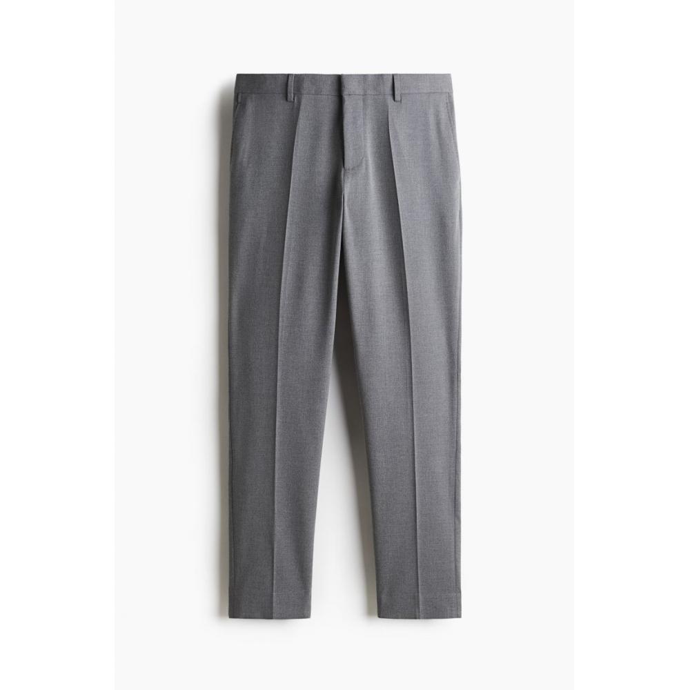 H M Suit Pants sliM Fit Dark Grey