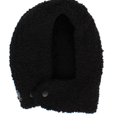 Cagoule universelle en maille polaire chimique noire