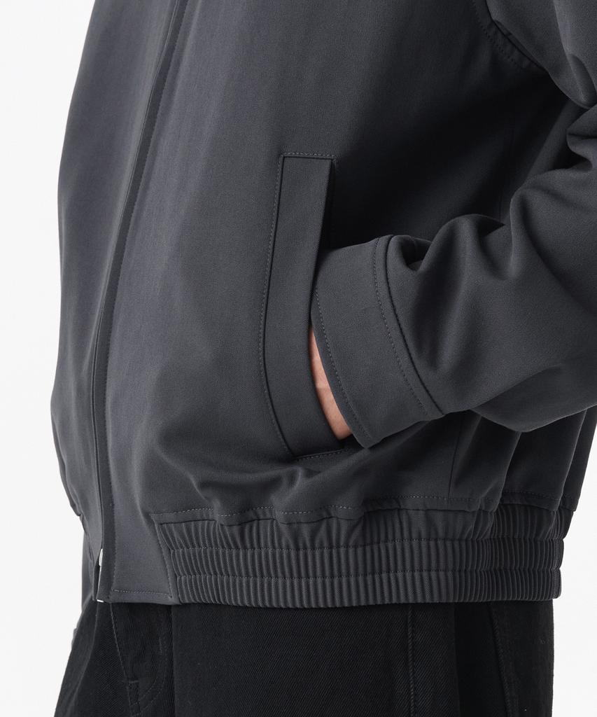 Musinsa Standard Relaxed Minimal Blouson Jacket [Iron Grey]