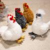 Peluche Gallo Cartone Animato Grande Giocattoli Peluche Animali Cartoni Animati Tacchino Peluche Bambole Pollo Morbido per Bambine Bambini Regalo Decorazione Casa