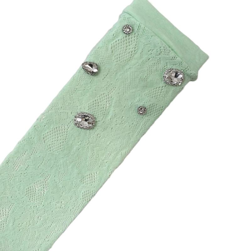 Damen-Kurzsocken Süße Kristall-Knöchelsocken Niedliche Prinzessinnen Knöchel-Kleidersocken Zarte Spitzensocken Sommerliche Wadenstrümpfe Geschenk