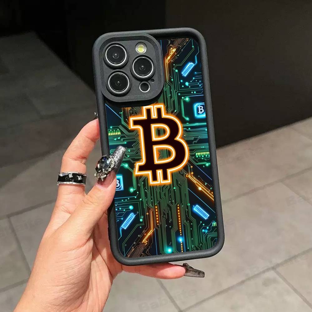 Bitcoin Silicone Phone Case For IPhone 17 Pro Max 16 15 14 13 12 11 Plus 17 Air