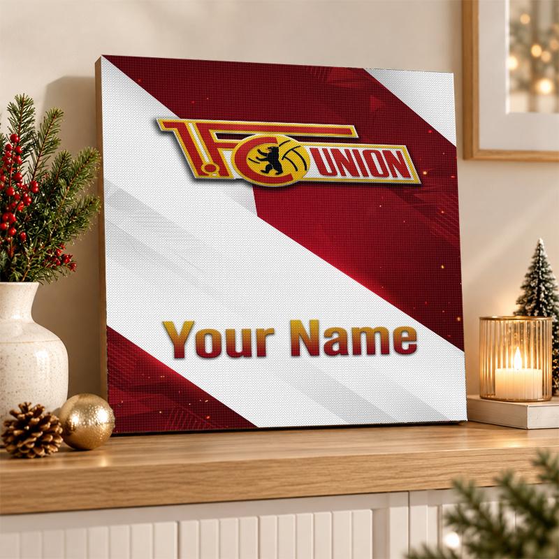 Union Berlin FC Custom Name Text 5D Diamond Painting Kit DIY Full Drill Diamond Art Decoration
