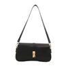 Elegant Pu Leather Shoulder Bag 2024 Summer New Trendy Small Square Underarm Bag