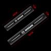 4 Stuks Auto Drempelbeschermer Transparant Decoratief Embleem 3D Sticker Voor Nissan Nismo Tiida Teana ALTIMA SYLPHY MURANO KICKS QASHQAI GTR