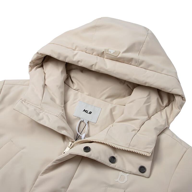 New MLB Down Jackets Unisex Beige 3ADJB0636-43BGL