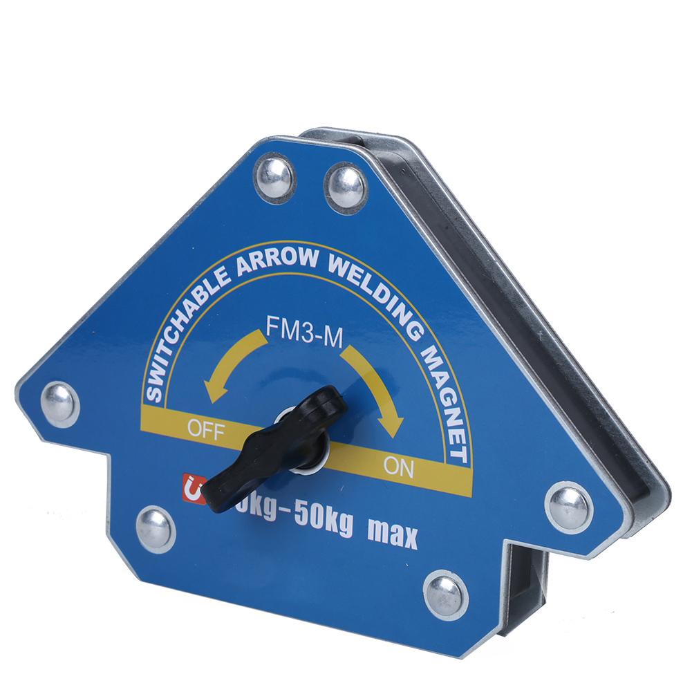 

Welding Magnet Soldering Locator Tool Magnetic 30 50KG Suction Arrowing shape with Switch