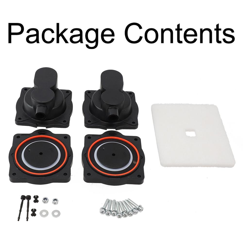 Brand New Rebuild Repair Kit Air Filter Air Pump Retrofit Complete Kit Diaphragm Hole Clamps Plastic Safety Screws