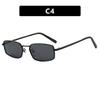 JYL Small Rectangle Sunglasses Unisex Vintage Metal Driving Luxury / 9550