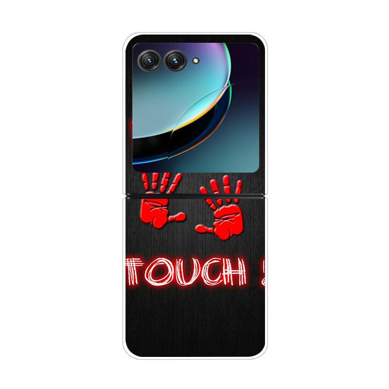

For Motorola Razr 40 Ultra Cases Animal Hard Silicone TPU Clear Back Cases For Moto 40 Ultra 5G Phone Cover Coques Shell -Motorola 40 Ultra
